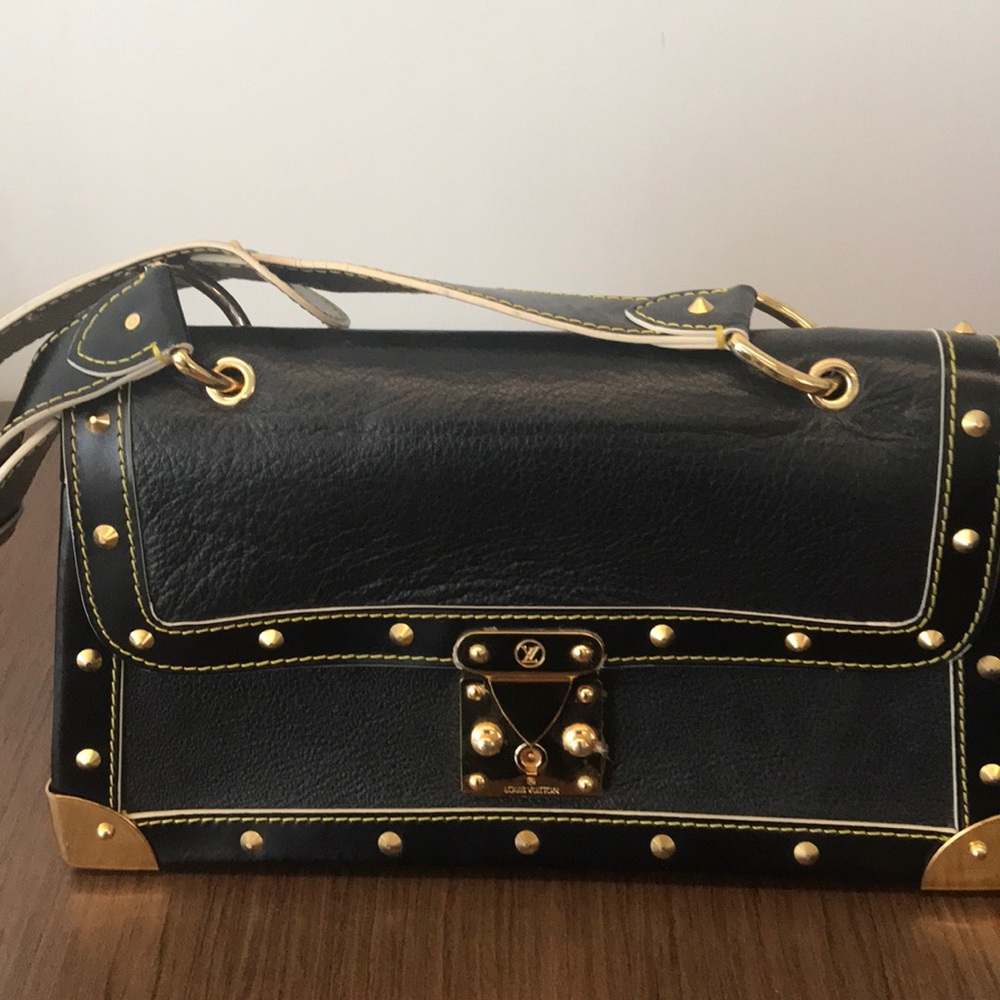Louis Vuitton Suhali Talenteux black gold purse!